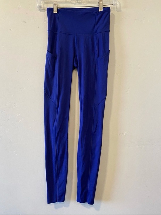 lululemon athletica Pants - Lululemon Fast Free tight 24” Larkspur Blue Size 2 Lleggings nulux Gym Yoga